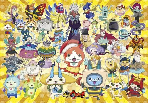 Пазл Ensky из 500 деталей Yokai Watch, большой элемент суши/темпура/сукияки даньян! (51х73,5см) 500Т-Л08