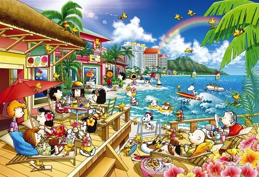 Пазл Epoch 1053 Piece PEANUTS Beach Resort Super Small Piece (26x38см)