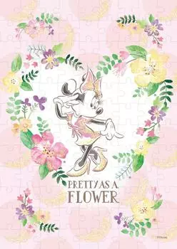 Пазл Epoch 108 элементов Disney Minnie Mouse baby pink - - [Украшение пазла] (18,2x25,7см) синий