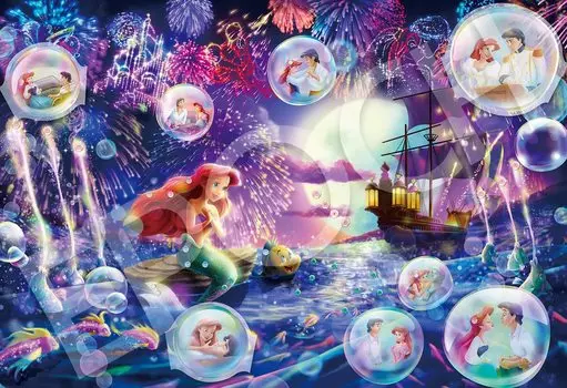Пазл EPOCH 300 элементов Disney Little Mermaid 300 элементов (26 х 38 см) 73-312 с клеем и шпателем, включая декоративные детали EPOCH
