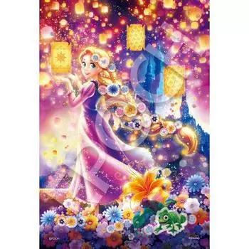 Пазл Epoch 300 элементов Disney Rapunzel - Lantern Night- (26 х 38 см) 73-302 с клеем и шпателем, включая декоративные детали EPOCH