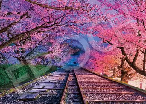 Пазл Epoch 500 Piece Sakura Keage Incline Kyoto - (38х53см)