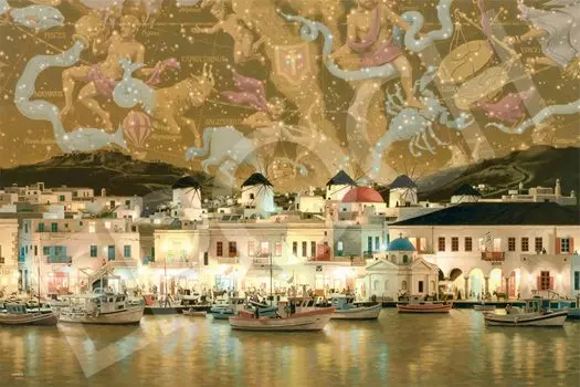 Пазл EPOCH из 1000 деталей Teppei Sasakura Star Star Map x с лопаточкой и билетом на подсчет очков EPOCH Illustration/Art Atlas/South (50 75см) 13-500с