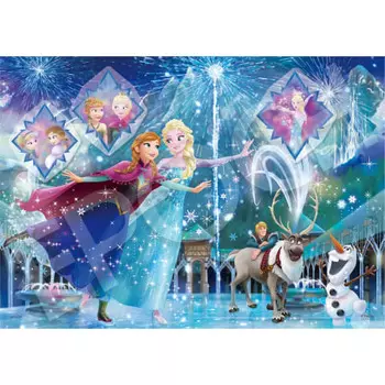 Пазл EPOCH из 108 деталей Disney Emotional Story Series Frozen [Коллаж с декоративными элементами] (18,2 х 25,7 см) 72-405 с клеем и шпателем в комплекте E