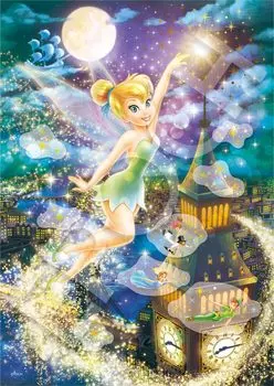 Пазл Epoch из 108 деталей Disney Tinker Bell Украшение колокольчика x с клеем и шпателем в комплекте EPOCH - Fairy Magic- (Тинкер - Волшебная фея-) [Головоломка