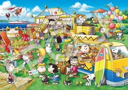 Пазл EPOCH из 108 деталей PEANUTS Peanuts Wagon Shop x В комплект входят лопатка и купон на подсчет очков EPOCH (18.2 25.7см) клей 03-079, в комплекте,