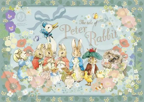 Пазл EPOCH из 108 деталей Peter Shabby Chic Flower x с клеем и шпателем с очками EPOCH Rabbit™ (18.2 25.7см) 02-227