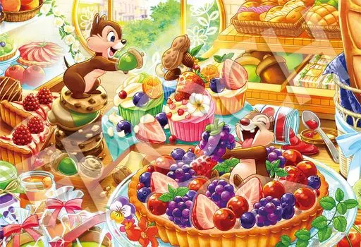 Пазл Epoch из 300 деталей Disney Chip Dale make и Dale make Decoration x с клеем и шпателем с наклейкой для декора EPOCH n -Let s