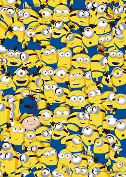 Пазл Epoch из 500 деталей Minions Anywhere Minion x с клеем и шпателем с купоном для подсчета очков EPOCH (38 53см) 06-506с