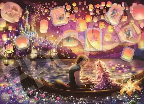 Пазл EPOCH из 500 деталей, серия Disney Emotional Story, Рапунцель на башне x с клеем и шпателем, с декоративными деталями EPOCH (38