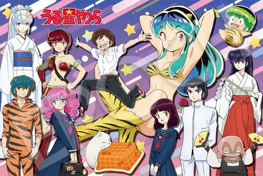 Пазл Epoch Urusei Yatsura из 1000 деталей Urusei Yatsura x с клеем и шпателем, а также билетом на подсчет очков EPOCH All-Star Gathering! (50 75см) 12-063с