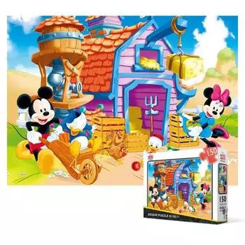 Пазл «Ферма Микки» Disney Animation 150 деталей, популярный корейский пазл