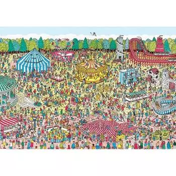 Пазл Find Wally Park Amusement AL3301, 1000 деталей, разные цвета Пазл, Детские игры, Развивающие игрушки