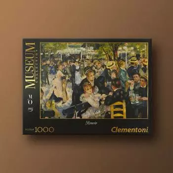 Пазл-головоломка «Бал в Мулен де ла Галетт» из 1000 деталей «Знаменитая картина Клементони», популярная корейская настольная игра