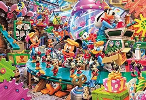 Пазл-головоломка из 1000 деталей Disney Toy Factory Mickey s [Чисто белый] (51х73,5см)