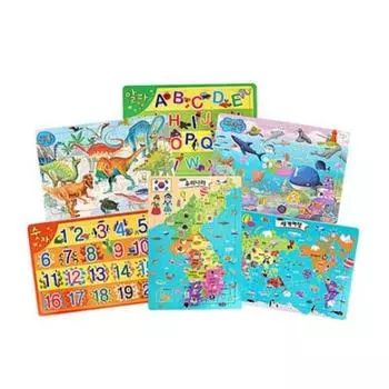 Пазл Green Kids EQ IQ Pan Puzzle, 6 комплектов, 1 комплект, лучшая головоломка для малышей в Корее