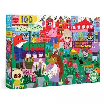 Пазл Ibu Green Market, разноцветные головоломки, детские игры, развивающие игрушки