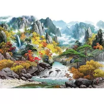 Пазл из 1000 деталей - Baesan Imsu, популярная корейская головоломка