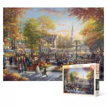 Пазл из 1000 деталей - Фестиваль тыквы, популярная корейская головоломка