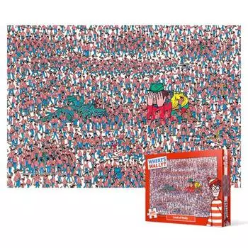Пазл из 1000 деталей - Find Wally Land of Wally, популярная корейская головоломка