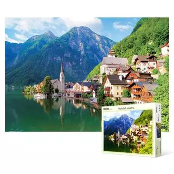 Пазл из 1000 деталей - Hallstatt 2, популярная корейская головоломка