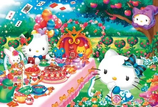Пазл из 1000 деталей Hello Kitty s Tea Party (49x72см)