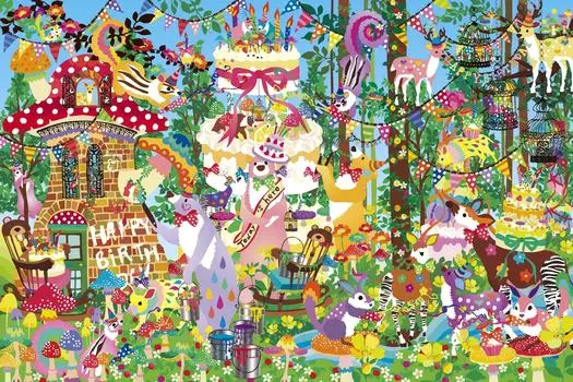 Пазл из 1000 деталей Horagu Chikayo Puzzle Master В начале вечеринки по случаю дня рождения Целься! (50x75cm)