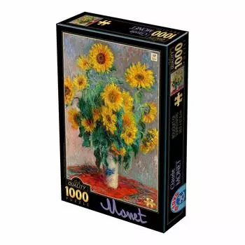 Пазл из 1000 деталей Клод Букет подсолнухов D-Toys 67548-CM08 Моне 4768 см