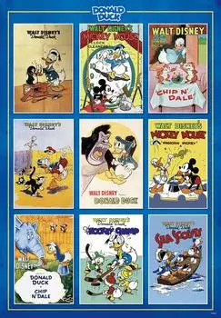 Пазл из 1000 деталей Коллекция постеров фильмов Disney Дональд Дак (51х73,5см)