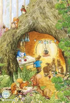 Пазл из 1000 деталей Кролик Питер Мой Дом (49x72см)