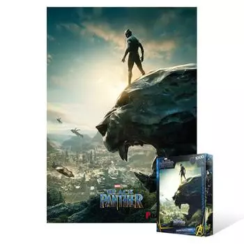 Пазл из 1000 деталей - Marvel Avengers Black Panther, популярная корейская головоломка