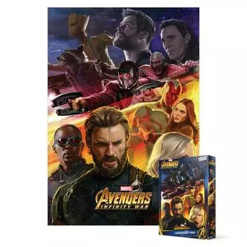 Пазл из 1000 деталей - Marvel Avengers Infinity War 2, популярная корейская головоломка