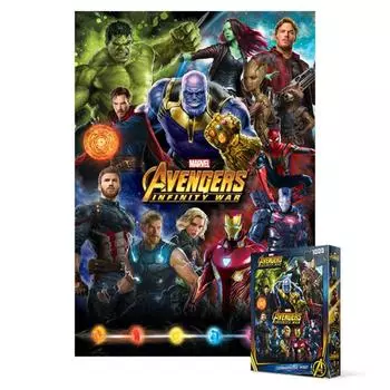 Пазл из 1000 деталей - Marvel Infinity War Collection 2, популярная корейская головоломка