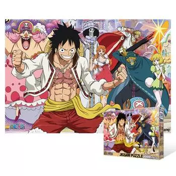 Пазл из 1000 деталей / One Piece - Пирожный остров, популярная корейская головоломка