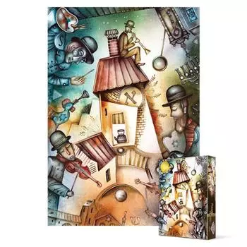 Пазл из 1000 деталей / оркестр, популярная корейская головоломка