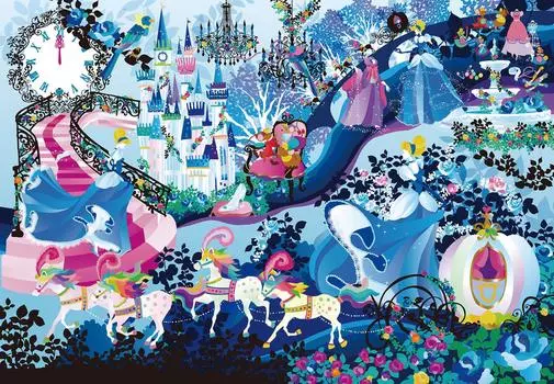 Пазл из 1000 деталей Pure White Horaguchikayo Brilliant Colors (Золушка) (51х73,5см) белый