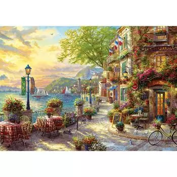Пазл из 1000 деталей - Riviera Flower Street 2, популярная корейская головоломка