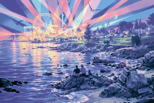 Пазл из 1000 деталей Teppei Sasakura Magic Hour [Светящийся пазл] (50x75cm)