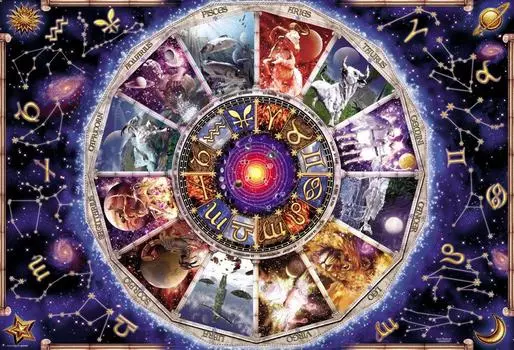 Пазл из 1000 деталей Зодиак - Знаки зодиака-(49x72см)