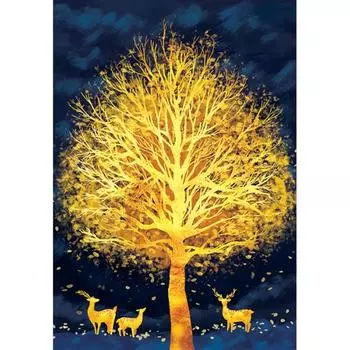 Пазл из 1000 деталей - Золотое дерево 2, популярная корейская головоломка