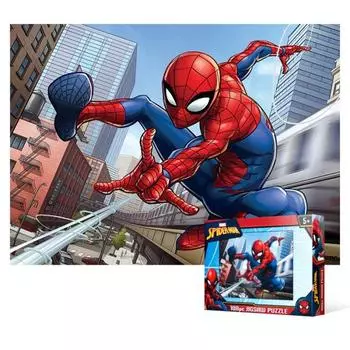 Пазл из 100 деталей - Marvel Spider-Man Outing 2 (большой кусок), популярная корейская головоломка
