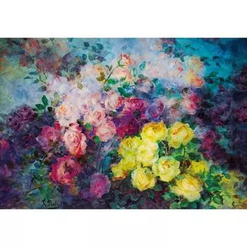 Пазл из 1014 элементов - Rose 1911, популярная корейская головоломка