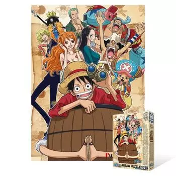 Пазл из 1014 частей - Поиск One Piece, популярной корейской головоломки