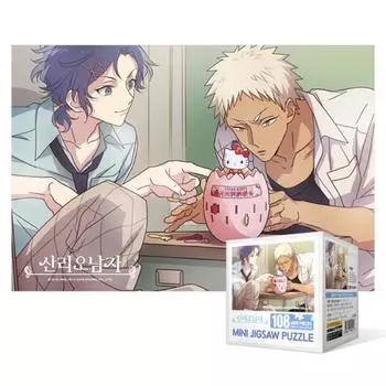Пазл из 108 элементов - Sanrio Men Yuu и Shunsuke (Мини), популярная корейская головоломка