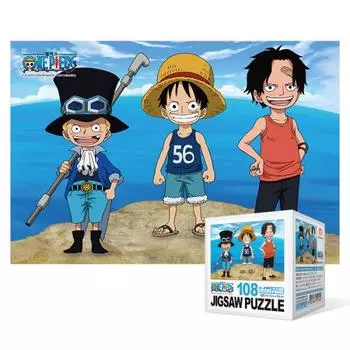 Пазл из 108 частей / One Piece - Разрешение (мини) 108 деталей, анимационный мультфильм с персонажами, популярный корейский пазл