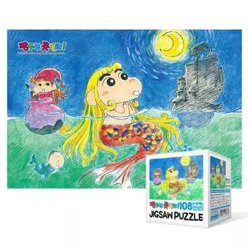 Пазл из 108 деталей - Crayon Shin-chan, Mermaid Crayon Shin-chan (Мини), популярная корейская головоломка