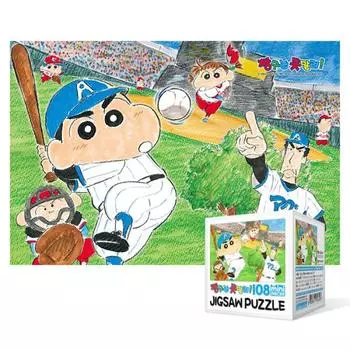 Пазл из 108 деталей - Crayon Shin-chan играет в мяч (мини), популярная корейская головоломка