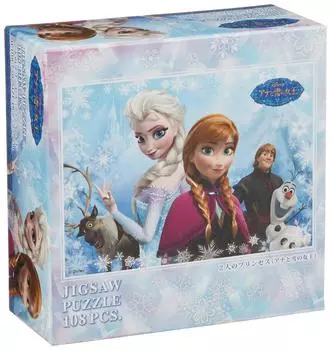 Пазл из 108 деталей Disney Frozen Две принцессы (18,2x25,7см)