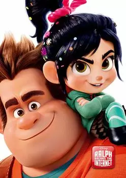 Пазл из 108 деталей Disney Sugar Online Ванилопа и Ральф Раш (18,2x25,7см)