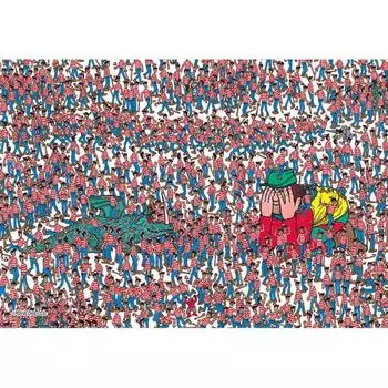 Пазл из 108 деталей - Find Wally Land of Wally (Мини), популярная корейская головоломка